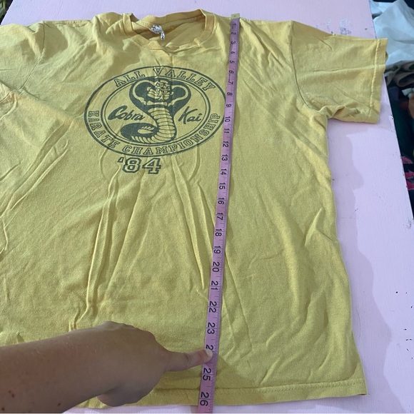 Vintage Style 1984 KARATE KID COBRA KAI KARATE T-Shirt All Valley Men’s Large - Picture 3 of 8